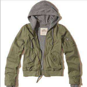 Hollister Co. Women’s Bomber Jacket - Olive
